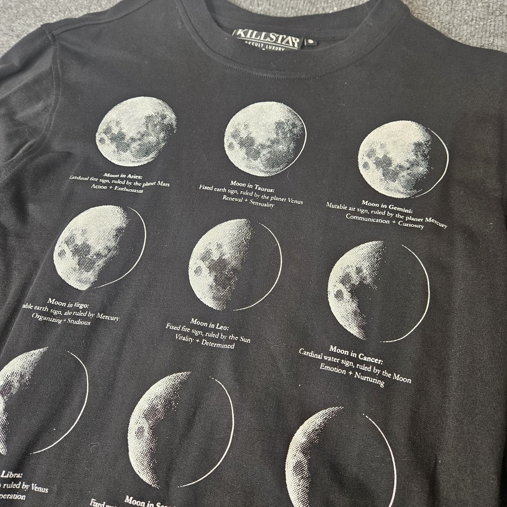 Killstar Womens Sweatshirt Size Small Zodiac Moons Goth Emo